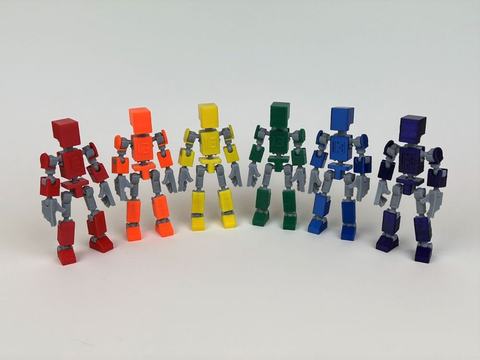 Mini 13 Jointed Figure, 3D printed